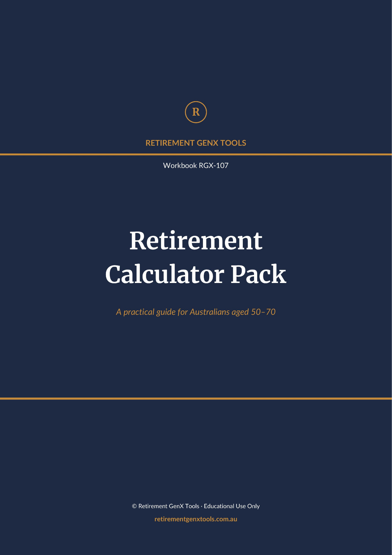 Retirement Calculator Pack cover
