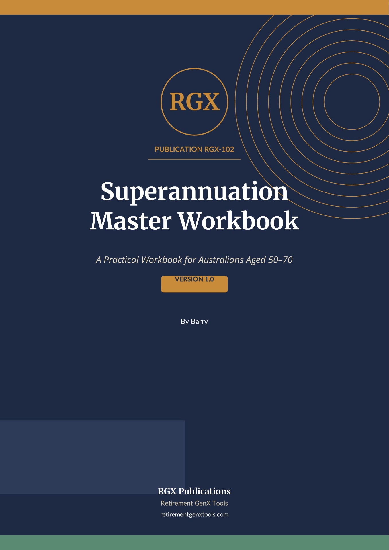 Superannuation Master Workbook cover